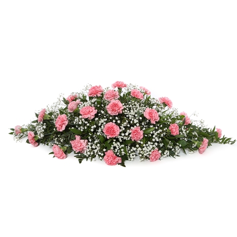 Delicate Pastel Coffin Spray