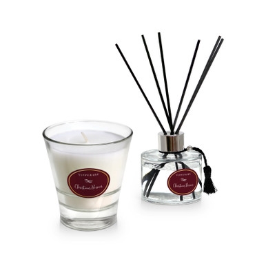 Poinsettia Candle & Diffuser Set – Christmas Berries