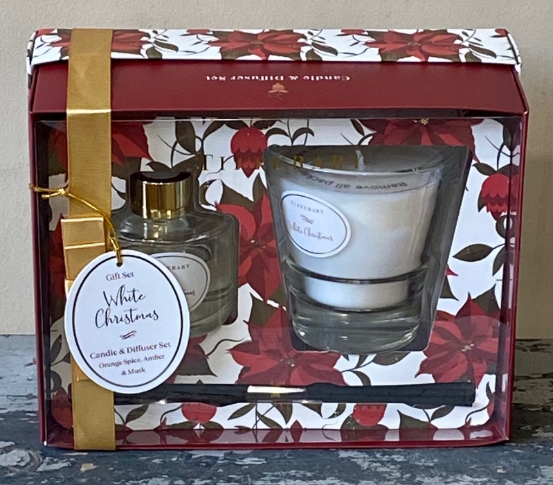 Tipperary Candle and Anthurium Plant Giftset