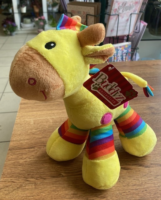 Buddyz Colourful Giraffe Soft Toy