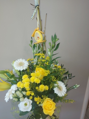 Easter Arrangement in Jug