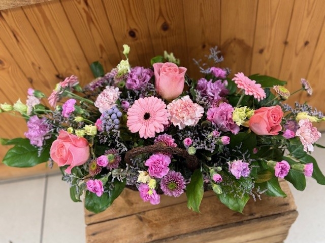 Pastel Basket Arrangement