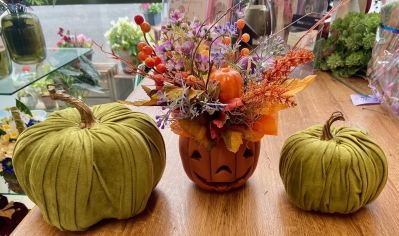 Silk Pumpkin Decor Collection