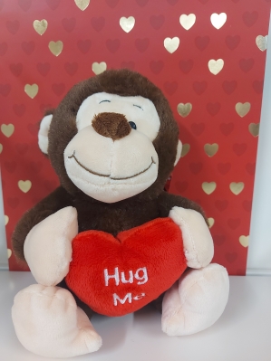 Valentine's Monkey Small