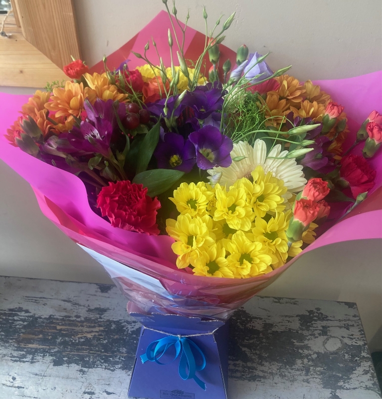 Vibrant Colourful Mixed Bouquet