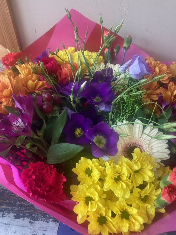 Vibrant Colourful Mixed Bouquet