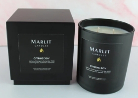 Marlit 8oz Citrus Joy Natural Coconut Soy Candle