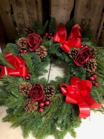Christmas Grave Wreaths