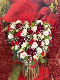 Christmas Grave Remembrance Arrangement