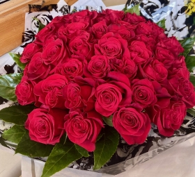 50 Red Rose Bouquet