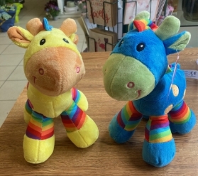 Buddyz Colourful Giraffe Soft Toy