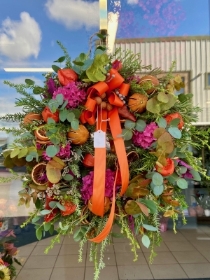 Fresh Autumn Door Wreath