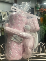 Huggable Baby Girl Blanket Combo