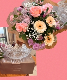 Tipperary Crystal bowl arrangement